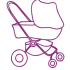Baby pushchairs and strollers rental